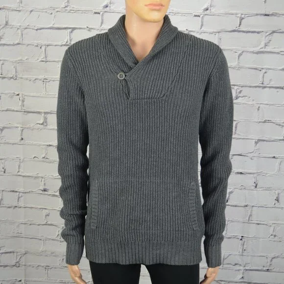 Mens All Saints Griffen Funnel Sweater size small